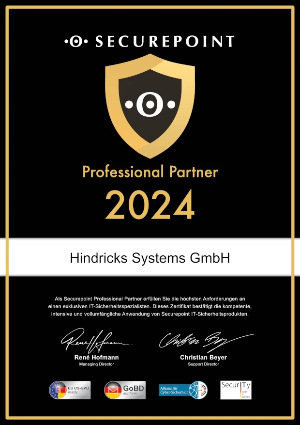 Securepoint Professional Partner 2024